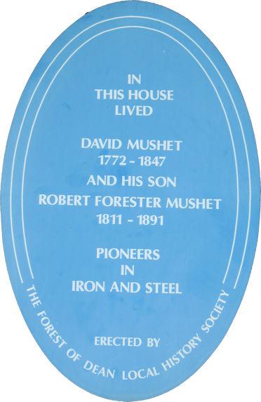 Mushet Plaque Forest House2